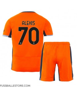 Günstige Inter Milan Alexis Sanchez #70 3rd trikot Kinder 2023-24 Kurzarm (+ Kurze Hosen)